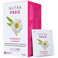 NutraPreg Pregnancy & Wellbeing Tea - Chamomile & Ginger
